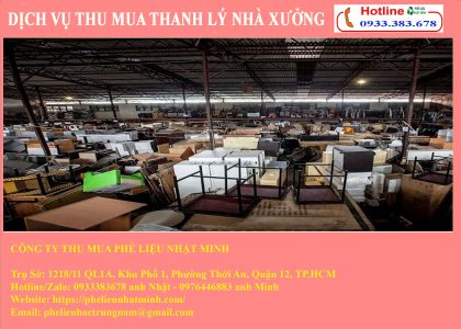 Báo giá Dịch vụ thu mua thanh lý nhà xưởng giá cao