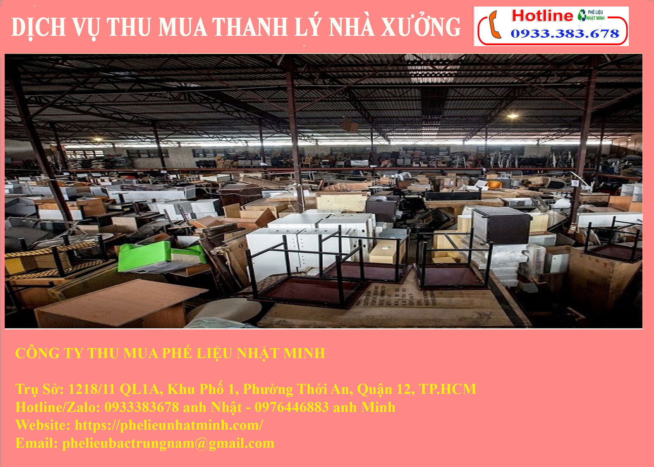 Báo giá Dịch vụ thu mua thanh lý nhà xưởng giá cao