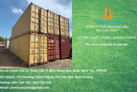 gia ban container cu gia cao